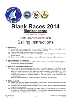 Blank Races 2014