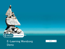 E-Learning Wondzorg Demo