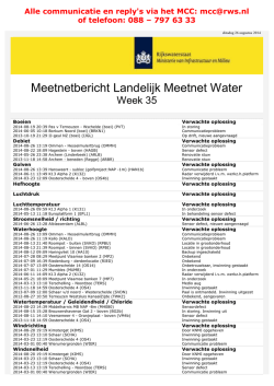 2014 week 35 - Rijkswaterstaat