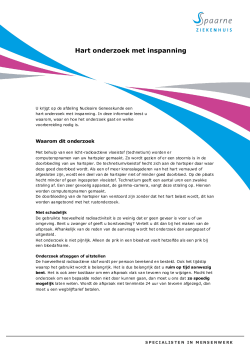 Hart onderzoek met inspanning