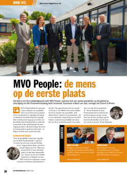 MVO People: de mens op de eerste plaats - Extend