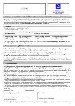HHZH_OPN_017 opnameverklaring bijlage 1 klassiek NED juli