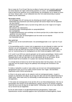 informatie op een rijtje