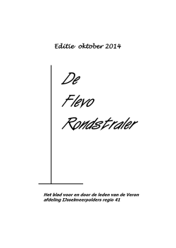 Editie oktober 2014 - IJsselmeerpolders