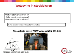Hoe omgaan met de wetgeving NBN B61