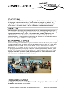 Het rondeel info 12 december 2014