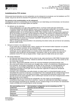Download hier het installatie advies voor PVC