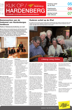 8 juli 2014 - Gemeente Hardenberg