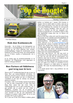 Dode door Koolmonoxyde Boer Partners uit