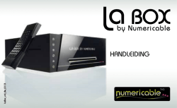 HANDLEIDING - Numericable