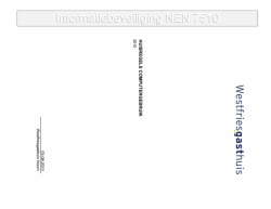 Informatiebeveiliging NEN 7510