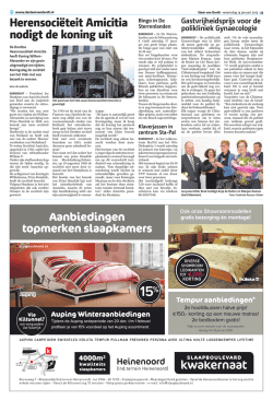 Herensoci&euml;teit Amicitia nodigt de koning uit