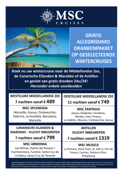 gratis allegrissimo drankenpakket op geselecteerde