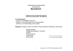 DROOGOEFENEN - KNHS Concordia