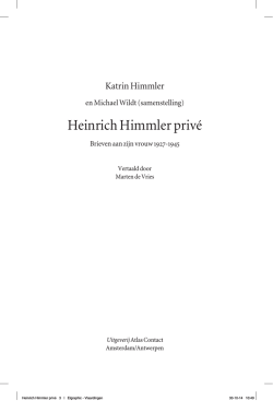 Heinrich Himmler priv&eacute;