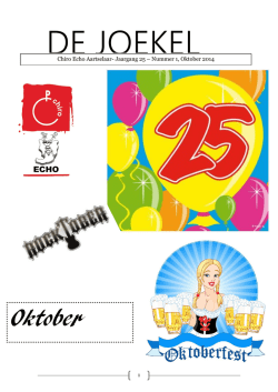 Joekel oktober - 2014