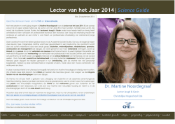 Dr. Martine Noordegraaf - Christelijke Hogeschool Ede