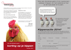 Kippenactie 2014* korting op je kippen