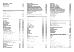 Download: onze prijslijst
