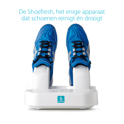 De Shoefresh, het enige apparaat dat schoenen reinigt én droogt