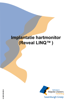 Implantatie hartmonitor (Reveal LINQ&trade; )