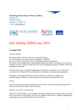 Info bulletin mei 2014