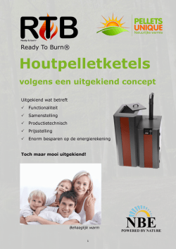 brochure RTB - Pellets Unique