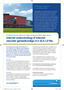 Internist-endocrinoloog of internist