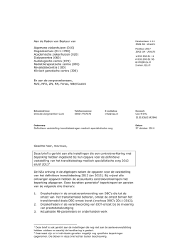 CI/14/54c - Nederlandse Zorgautoriteit