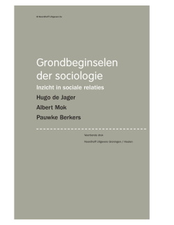Grondbeginselen der sociologie
