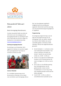 Download onze laatste nieuwsbrief