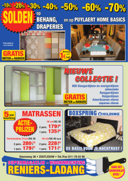 Onze folder - Reniers