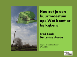 Hoe zet je een buurtmoestuin op? Wat komt er