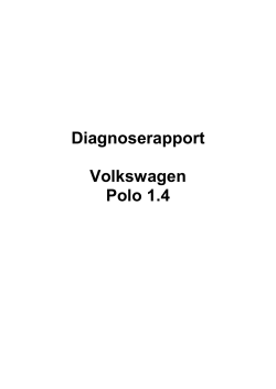 Diagnose rapport - Autobedrijf Mollink