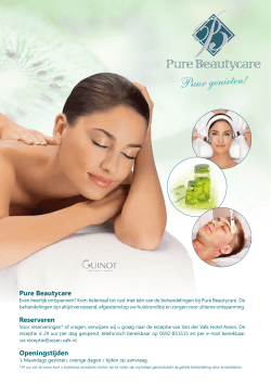 Pure Beautycare Reserveren Openingstijden