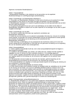 Algemene voorwaarden Boetehelpdesk.nl Artikel 1