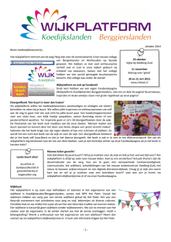 Informatiebrief WPF KoeBerg oktober 2014