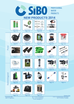 New Products 2014 EN.indd