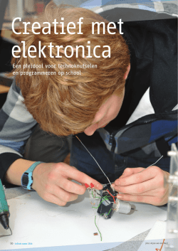 Een pleidooi voor technoknutselen en programmeren