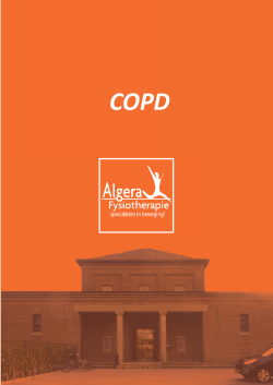 COPD programma - Algera Fysiotherapie