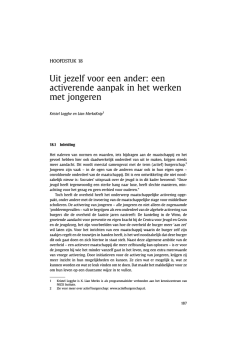 een activerende aanpak in het werken met jongeren
