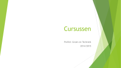 Cursussen - PrO Assen