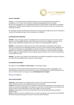 [1] WAT IS IMAGINE? IMAGINE… is een wedstrijd