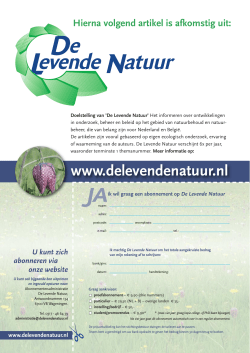 dit artikel - Jasja Dekker Dierecologie