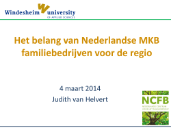 Het belang van Nederlandse MKB familiebedrijven