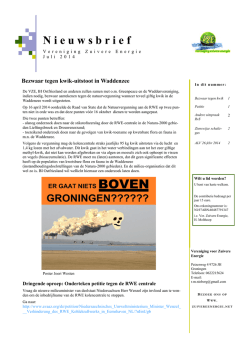 Juli 2014 - Vereniging voor Zuivere Energie
