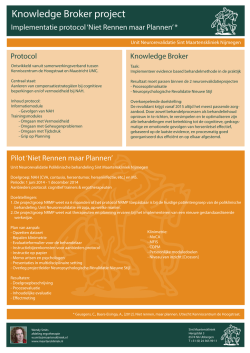Poster NRMP - Kennisnetwerk CVA NL