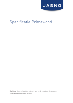 JASNO SalesGuide Primewood 2014-1_NL.indd