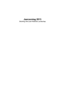 Jaarverslag 2013 - Het Zuid