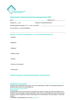 Download het geboorteplan